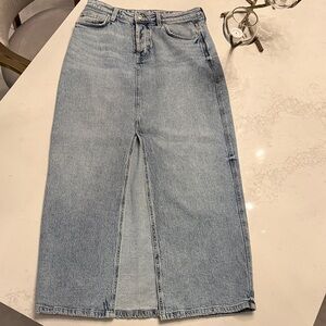 Zara Light Blue Denim skirt